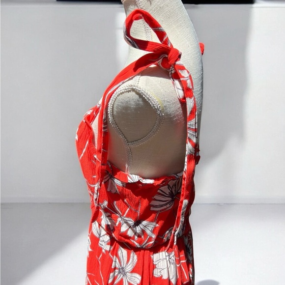 🌻Jason Wu Collective Tie Shoulder Midi Dress Size 14 - Picture 6 of 11